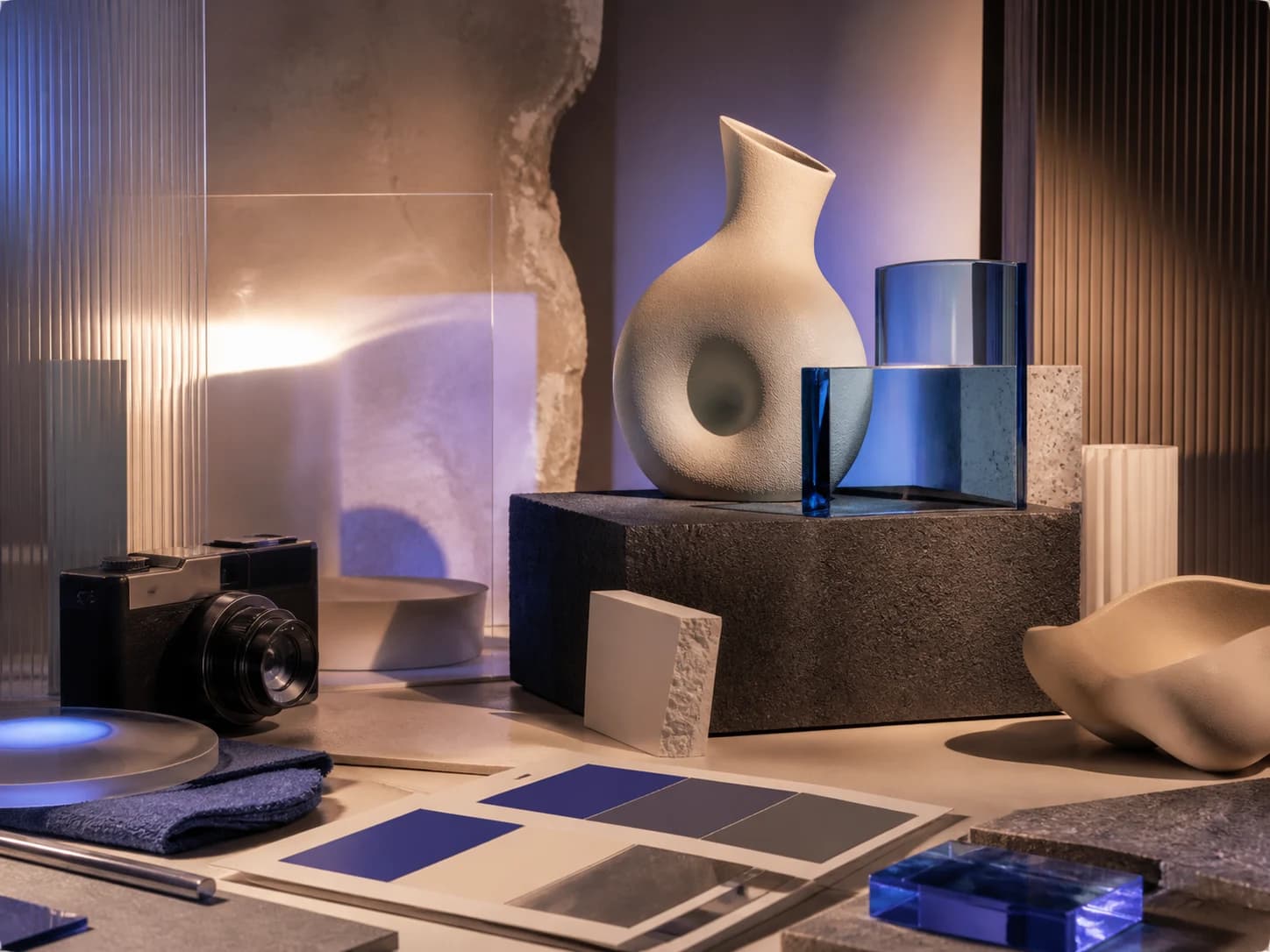 Estudio editorial de diseño, materiales y producción creativa con IA